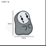 Enamel Pin - Studio Ghibli - No-face White Mask Grey Body