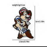 Enamel Pin - Chip 'n Dale - Chip And Dale Sailors