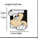 Enamel Pin - Mickey Mouse - Peeking Portrait
