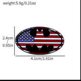 Enamel Pin - DC Comics - Batman American Flag Bat Oval