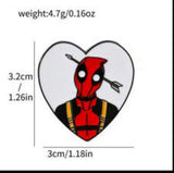 Enamel Pin - Marvel - Deadpool Heart With Arrow