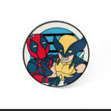 Enamel Pin - Marvel - Deadpool Wolverine Circular Colorful