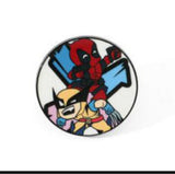 Enamel Pin - Marvel - Deadpool And Wolverine Duo Circular Scene