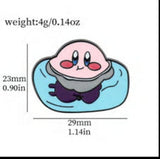 Enamel Pin - Kirby - Relaxing In Bowl