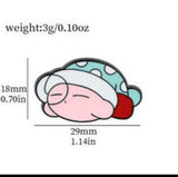 Enamel Pin - Kirby - Sleeping With Cap