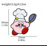 Enamel Pin - Kirby - Chef Holding Spoon