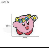 Enamel Pin - Kirby - Kirby With Flower Crown And Star