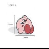 Enamel Pin - Kirby - Plain Pink