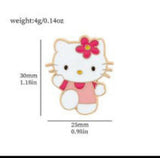 Enamel Pin - Hello Kitty - Hello Kitty With Flower On Head
