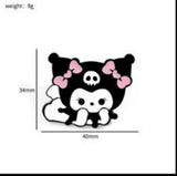 Enamel Pin - Sanrio - Kuromi Seated Pink Bows