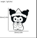 Enamel Pin - Sanrio - Kuromi Standing White