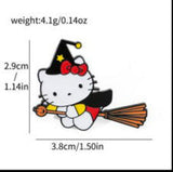 Enamel Pin - Sanrio - Hello Kitty Witch On Broom