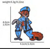 Enamel Pin - Zootopia - Nick Wilde Fox Blue Police Uniform
