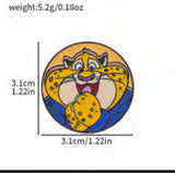 Enamel Pin - Zootopia - Clawhauser Cheetah Round Badge