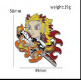 Enamel Pin - Demon Slayer - Rengoku Flame Hashira