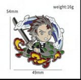 Enamel Pin - Demon Slayer - Tanjiro Chibi Water Effect