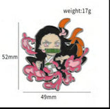 Enamel Pin - Demon Slayer - Nezuko Pink Blood Demon Art