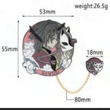 Enamel Pin - Demon Slayer - Giyu Tomioka Mask Circular Frame