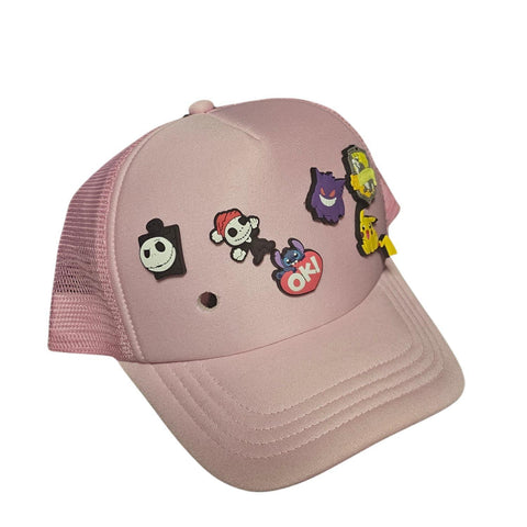 Snapback Cap - Crocs Charms Cap - Pink