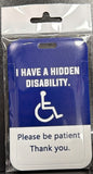ID Card Badge Holder - Hidden Disability Awareness - foto real del paquete