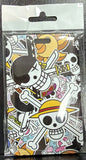 ID Card Badge Holder - One Piece - One Piece (Straw Hat Pirates and Trafalgar Law Jolly Rogers) - foto real del paquete