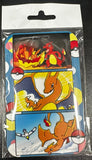 ID Card Badge Holder - Pokemon - Charizard and Charmander - foto real del paquete