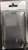 ID Card Badge Holder - Solid Black - foto real del paquete