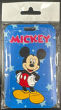 ID Card Badge Holder - Disney - Mickey Mouse - Blue Stars MICKEY Text - foto real del paquete