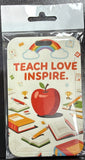 ID Card Badge Holder - Teacher Appreciation / Education Theme - foto real del paquete