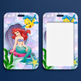 ID Card Badge Holder - The Little Mermaid - Ariel and Flounder From The Little Mermaid