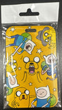 ID Card Badge Holder - Adventure Time - Yellow Repeating Character Faces Pattern - foto real del paquete
