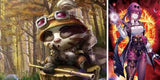 3D Lenticular Poster 12x16 - League of Legends, Fate/Grand Order - Teemo, Scathach-Skadi