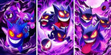 3D Lenticular Poster 12x16 - Pokémon - Gengar, Haunter, Gastly