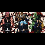 3D Lenticular Poster 12x16 - Jujutsu Kaisen - Yuta Okkotsu, Sukuna, Maki Zenin, Jogo, Suguru Geto, Hanami, Mahito