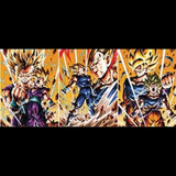 3D Lenticular Poster 12x16 - Dragon Ball - Goku, Vegeta, Broly, Gohan, Goten