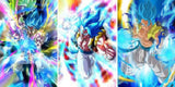3D Lenticular Poster 12x16 - Dragon Ball - Gogeta Blue Energy Blast Trio