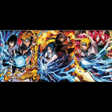 3D Lenticular Poster 12x16 - Naruto - Sasuke Uchiha, Itachi Uchiha, Minato Namikaze, Kushina Uzumaki, Naruto Uzumaki