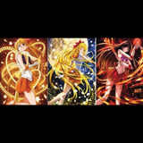 3D Lenticular Poster 12x16 - Sailor Moon - Sailor Venus, Sailor Mars