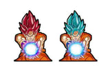 3D Lenticular Sticker - Dragon Ball - Goku Super Saiyan God Kamehameha
