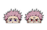 3D Lenticular Sticker - Jujutsu Kaisen - Yuji Itadori and Sukuna Eyes