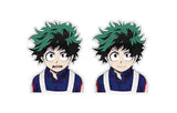 3D Lenticular Sticker - My Hero Academia - Izuku Midoriya Shocked and Smiling
