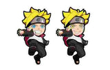 3D Lenticular Sticker - Naruto - Boruto Uzumaki Smiling Chibi