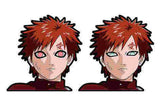 3D Lenticular Sticker - Naruto - Gaara With/without Shukaku Eyes