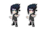 3D Lenticular Sticker - Naruto - Sasuke Uchiha Sharingan and Rinnegan
