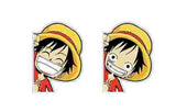 3D Lenticular Sticker - One Piece - Luffy Peeking Left and Right