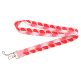 Lanyard - Pink and Red Hearts