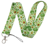 Lanyard - Avocado Pattern (Light Green Scattered Fruit)