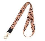 Lanyard - Leopard Print Hearts