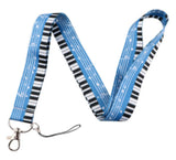 Lanyard - Piano Keys and Music Notes