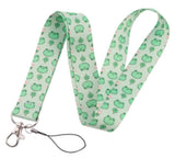 Lanyard - Frog and Clover Pattern